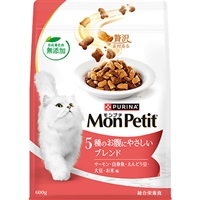 【あす宅】モンプチ バッグ 5種のお腹にやさしいブレンド600g