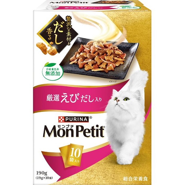 【あす宅】モンプチ ボックス 厳選えびだし入り 190g