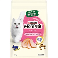 【あす宅】モンプチ バッグ ナチュラル 贅沢サーモン入りチキン 500g