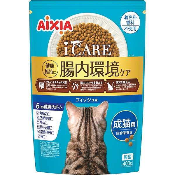 i CARE（アイケア） キャットドライ フィッシュ味 400g
