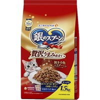 銀のスプーン ドライ 贅沢うまみ仕立て まぐろ・かつお・煮干し・白身魚・しらす入り 1.5kg