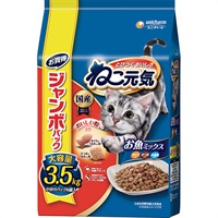 【あす宅】ねこ元気 お魚ミックス まぐろ・かつお・白身魚入り 3.5kg