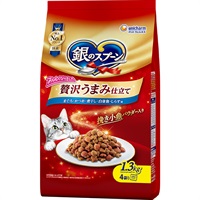 【あす宅】銀のスプーン 贅沢うまみ仕立て まぐろ・かつお・煮干し・白身魚・しらす味 1.3kg