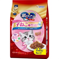 【あす宅】銀のスプーン 贅沢うまみ仕立て 子ねこ用（離乳から12ヶ月） まぐろ・かつお・煮干し・白身魚・しらす味 1.2kg