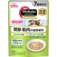 メディファスアドバンスウェット 7歳頃から 関節・筋肉の健康維持 まぐろと若鶏のささみ 40g×12コ