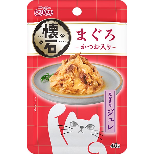 懐石 レトルト ジュレ まぐろ かつお入り 40g×12コ