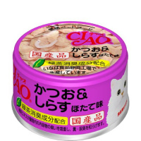 チャオ ホワイティ かつお＆しらす ほたて味 85g×24缶