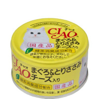 チャオ まぐろ＆とりささみ チーズ入 85g×24缶