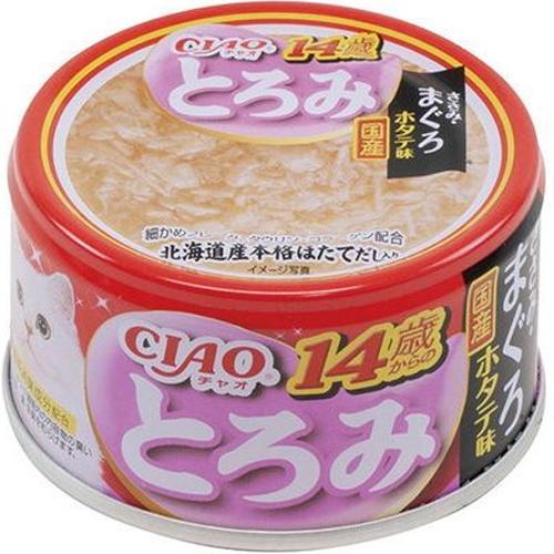 チャオ とろみ 14歳からのささみ・まぐろ ほたて味 80g×24缶