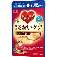 ビューティープロ キャット パウチ うるおいケア 1歳から かつお 35g×12コ