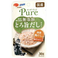 コンボ ピュア キャット パウチ 鶏＆かつお・国産鶏だし入り 30g×12コ