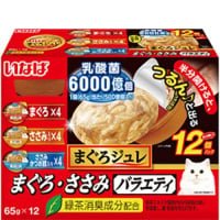 いなば まぐろジュレ 12個パック 乳酸菌入り まぐろ・ささみバラエティ 65g×12個