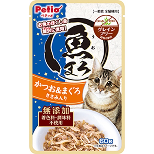 魚まろ かつお＆まぐろ ささみ入り 60g×8コ