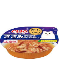 チャオカップ このままだしスープ ささみかにかま・かつお節入り 60g×6コ