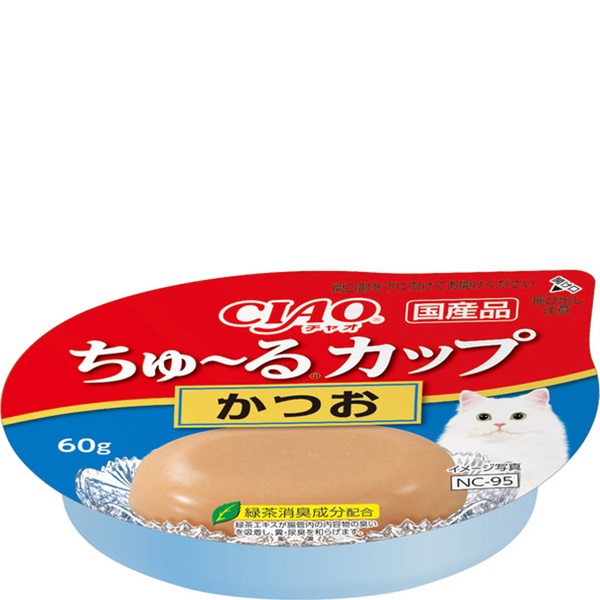 チャオ ちゅ～るカップ かつお 60g×6コ ［ちゅーる］