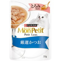 モンプチ プチリュクスパウチ とろみ仕立て 厳選かつお 35g×12コ