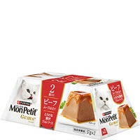 【あす宅】モンプチ ジェムズ ビーフムース仕立て 57g×2コ