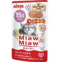 MiawMiaw ジューシー 15歳頃からのあじわいまぐろ 60g×12コ ［ミャウミャウ］