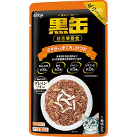 黒缶パウチ ささみ入りまぐろとかつお 70g×12コ