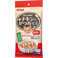 チキンとかつお生活 まぐろ入り 180g（60g×3袋）
