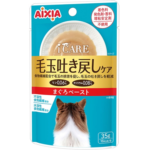 i CARE（アイケア） 毛玉吐き戻しケア まぐろペースト 35g×12コ
