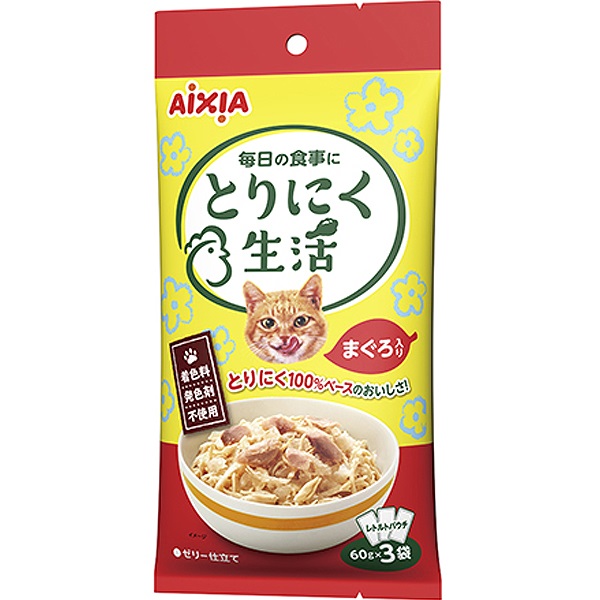 とりにく生活 まぐろ入り 180g（60g×3袋）