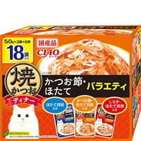 チャオ 焼かつおディナー かつお節・ほたてバラエティ 50g×18袋