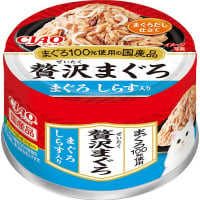 チャオ 贅沢まぐろ缶 まぐろ しらす入り 60g×24缶