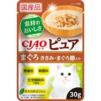 チャオ ピュア まぐろ ささみ・まぐろ節入り 30g×16コ