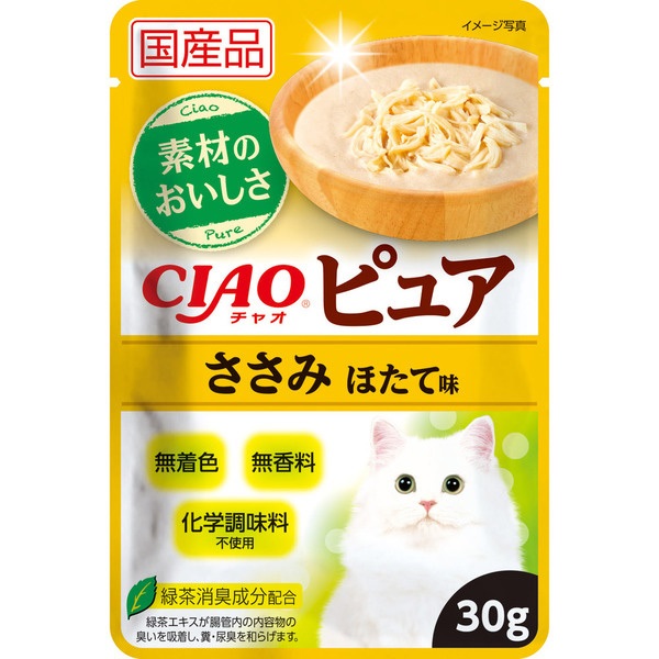チャオ ピュア ささみ ほたて味 30g×16コ