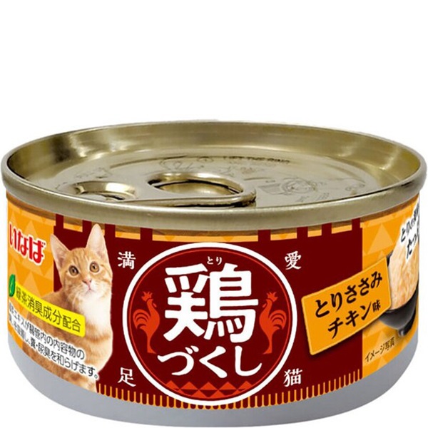 いなば 鶏づくし缶 とりささみ チキン味 80g