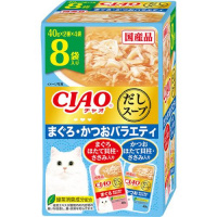 チャオ だしスープ パウチ まぐろ・かつおバラエティ 40g×8個