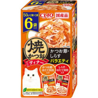 チャオ 焼かつおディナー かつお節・しらすバラエティ 50g×6個