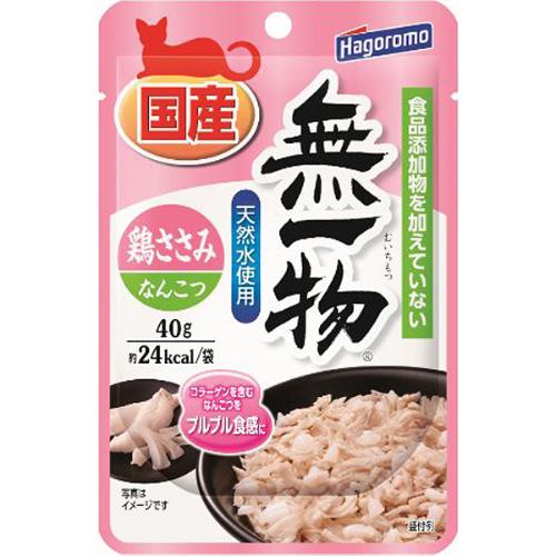 無一物パウチ鶏ささみ＆なんこつ 40g×12コ | コジマ通信販売