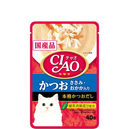 【トリプル✖️琉】焼かつお。ささみ。パウチ。お好みセット⭐︎ チャオパウチ かつお ささみ・おかか入り 40g×16コ | コジマ通信