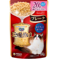 【あす宅】銀のスプーン 三ツ星グルメ パウチ フレーク 20歳を過ぎてもすこやかに まぐろ入りかつお 35g×16コ