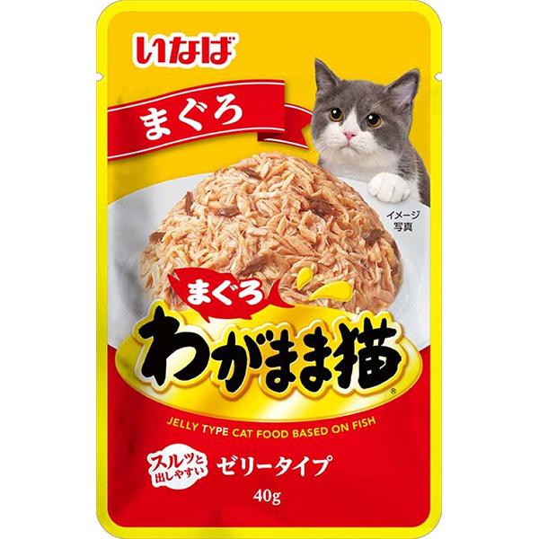 わがまま猫 まぐろパウチ まぐろ 40g×12コ