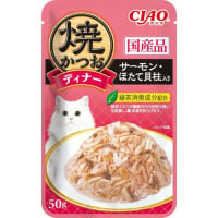 焼かつおディナー サーモン・ほたて貝柱入り 50g×16コ