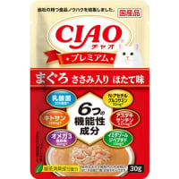 チャオ プレミアム まぐろ ささみ入り ほたて味 30g×16コ