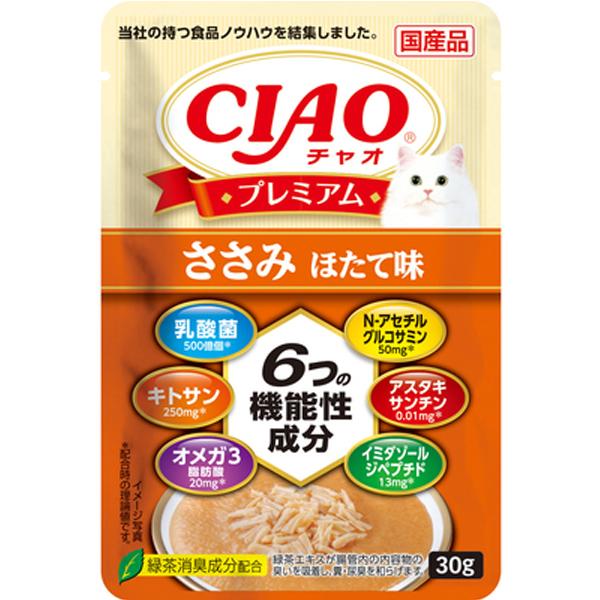 チャオ プレミアム ささみ ほたて味 30g×16コ