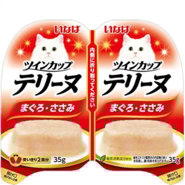 いなば ツインカップ テリーヌ まぐろ・ささみ （35g×2個パック）×8コ