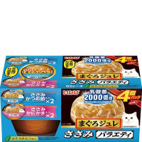 いなば まぐろジュレ 4個パック 乳酸菌入り ささみバラエティ 65g×4個