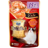 【あす宅】銀のスプーン 三ツ星グルメ パウチ ジュレ 15歳頃からまぐろ・かつおにささみ添え 35g×16コ