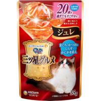 【あす宅】銀のスプーン 三ツ星グルメ パウチ ジュレ 20歳以上用 まぐろ・かつおにしらす・かにかま添え 35g×16コ