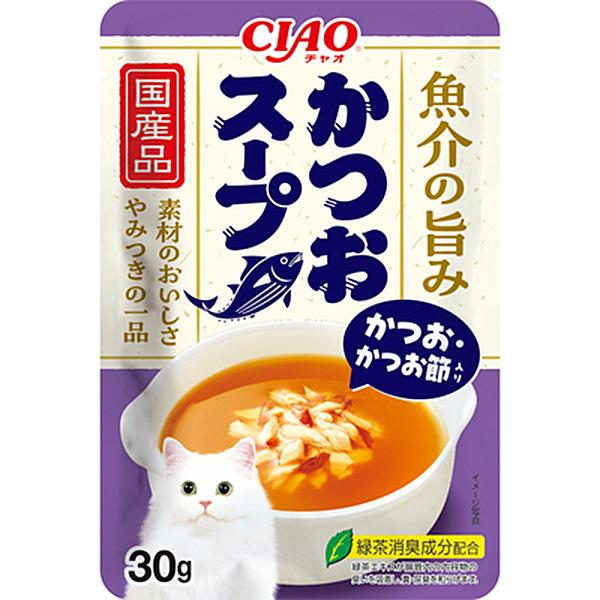 チャオ かつおスープ かつお・かつお節入り 30g×16コ