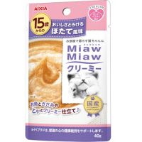 【あす宅】15歳からのMiawMiawクリーミー ほたて風味 40g×12コ [ミャウミャウ]