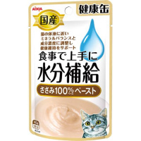 国産 健康缶パウチ 食事で上手に水分補給 ささみ100％ベースペースト 40g×12コ