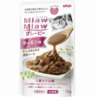 MiawMiaw グレービー サーモン味 70g×12コ ［ミャウミャウ］