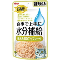 国産 健康缶パウチ 食事で上手に水分補給 ささみ100％ベースフレーク 40g×12コ