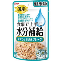 国産 健康缶パウチ 食事で上手に水分補給 まぐろとささみフレーク 40g×12コ